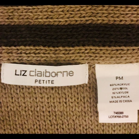 Liz Claiborne Sweater Vest - Picture 2 of 4